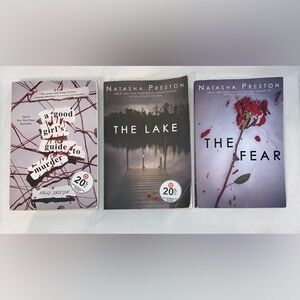 3 YA Mystery Books: A Good Girls Guide to Murder, The Fear, The Lake.